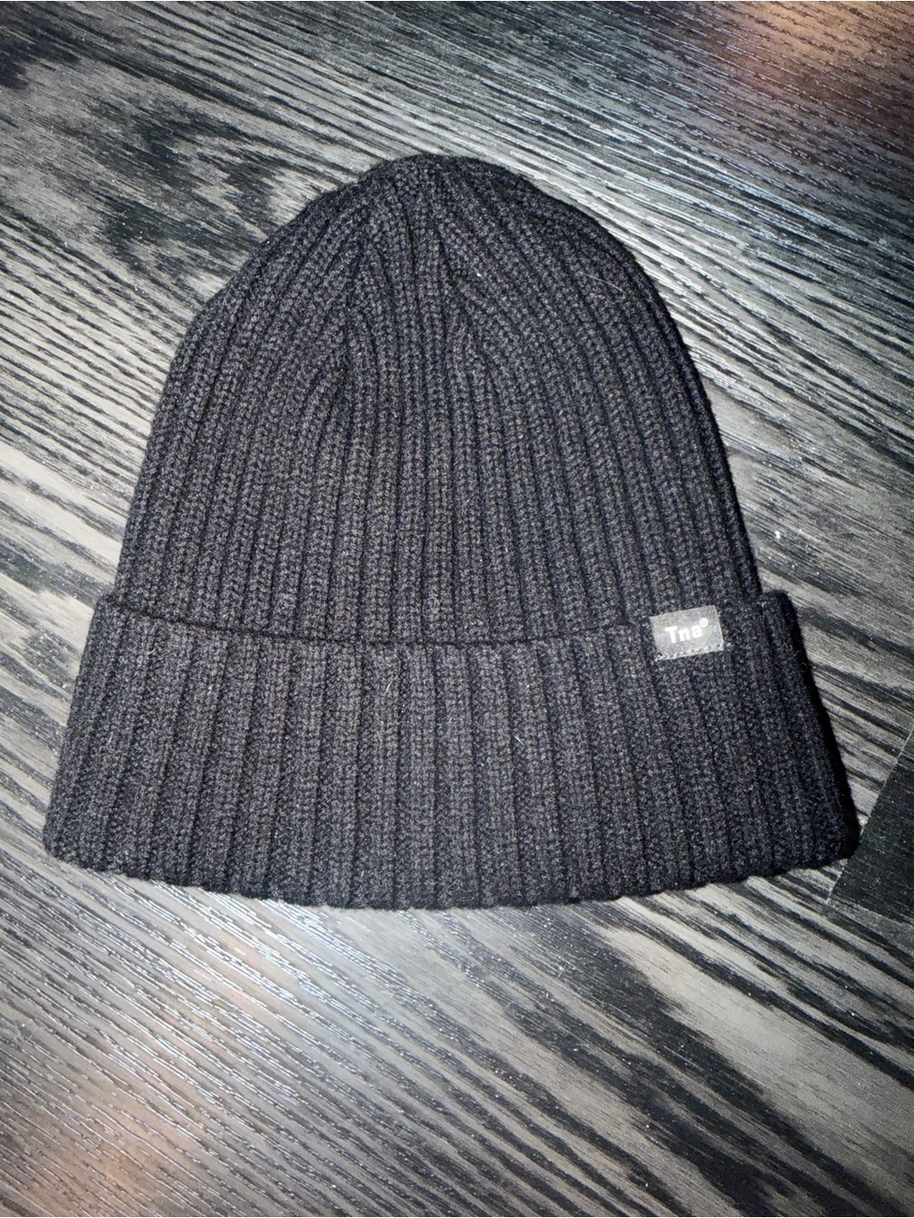 TNA black beanie